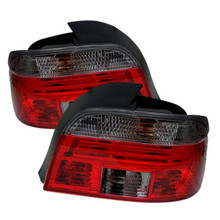 Spyder 5020581 - Xtune Bmw E39 5-Series 97-00 Tail Light Red Smoke ALT-CI-BE3997-RSM
