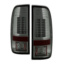 Spyder 5029201 - Ford Super Duty 08-15 Version 2 LED Tail Lights Smoke ALT-YD-FS07-LED-G2-SM