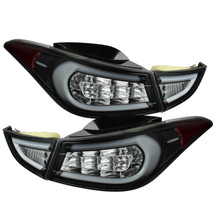 Spyder 5072788 - Hyundai Elantra 11-13 Light Bar LED Tail Lights Black ALT-YD-HYELAN11-LED-BK