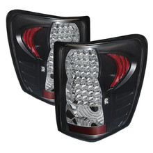 Spyder 5073433 - Xtune Jeep Grand Cherokee 99-04 LED Tail Lights Black ALT-JH-JGC99-LED-BK