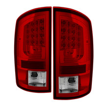 Spyder 5081827 - Dodge Ram 02-06 1500 Version 2 LED Tail Light - Red Clear ALT-YD-DRAM02V2-LED-RC