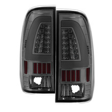 Spyder 5082107 - xTune Ford F150 Styleside 97-03 Light Bar LED Tail Lights - Smoke ALT-ON-FF15097-LBLED-SM