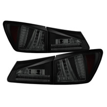 Spyder 5080790 - Lexus IS250 06-08 LED Tail Lights Black Smoke ALT-YD-LIS06-LED-BSM