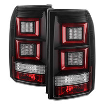 Spyder 5080813 - Land Rover Discovery 3 LR3 05-09 Light Bar LED Tail Lights Black ALT-YD-LRD05-LED-BK