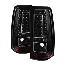 Spyder 5081223 - Xtune Chevy Silverado 1500/2500/3500 99-02 Version 2 LED Tail Lights Black ALT-ON-CS99-G2-LED-BK
