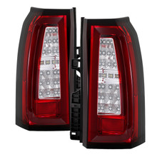 Spyder 5085085 - Chevy Tahoe / Suburban 15-17 LED Tail Lights - Red Clear (ALT-YD-CTA15-LED-RC)