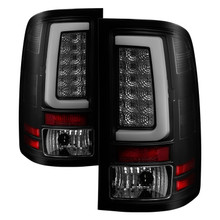 Spyder 5084750 - 07-13 GMC Sierra 1500 V2 Light Bar LED Tail Lights - Blk Smoke (ALT-YD-GS07V2-LBLED-BSM)