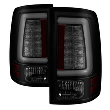 Spyder 5084064 - 13-14 Dodge Ram 1500 Light Bar LED Tail Lights - Black Smoke ALT-YD-DRAM13V2-LED-BSM