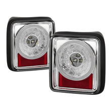 Spyder 5086167 - 19-20 Jeep Wrangler - Full LED Tail Lights - Seq Turn Signal - Chrome ALT-YD-JW19-SEQ-C