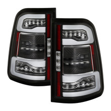 Spyder 5087294 - Dodge Ram 19-20 LED Tail Light Black ALT-YD-DR19HAL-SEQ-BK