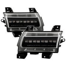 Spyder 5088543 - 18-20 Jeep Wrangler Front Fender LED Lights - Black (CCL-YD-JW18-SEQ-BK)