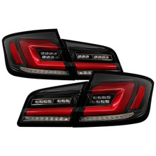 Spyder 5088512 - 11-17 BMW 5 Series F10 F18 M5  Sequential Turn Signal LED Tail Light - BK ALT-YD-BMWF1011-BK