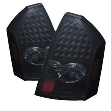 Spyder 9027529 - Xtune Chrysler 300C 05-07 LED Tail Lights Black Smoke ALT-JH-C305-LED-BSM