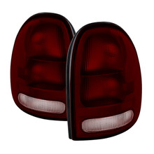 Spyder 9030949 - Xtune Plymouth Grand Voyager 96-00 OEM Style Tail Lights Dark Red ALT-JH-DCA96-OE-RSM