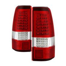 Spyder 9037665 - xTune 03-06 Chevrolet Silverado 1500/2500HD LED Tail Lights - Red Clear (ALT-JH-CSIL03-CS-RC)