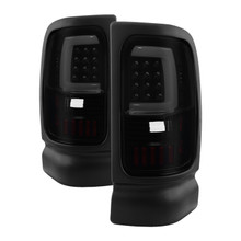 Spyder 9038877 - xTune Dodge Ram 1500 94-01 Tail Lights - Light Bar LED - Black ALT-ON-DRAM94V3-LBLED-BSM