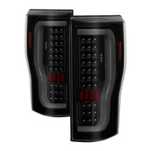 Spyder 9041617 - xTune 17-18 Ford F-250 Super Duty (Excl LED Models) LED Tail Lights-Blk Smk (ALT-ON-FS17-LBLED-BSM)