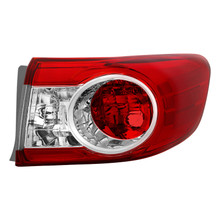 Spyder 9938832 - xTune 11-13 Toyota Corolla Passenger Side Tail Light Outer - OEM Right