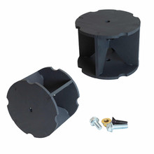Supersprings SSP-004 - 4" Steel spacer kit for use with Rebel kits on lifted trucks