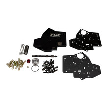 TCI 221570 - GM TH400 Billet Reverse Manual Pattern Valve Body w Engine Braking Blk anodized
