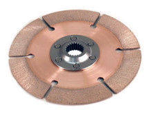 Tilton 64185-2-F-30 - Clutch Disc - Full Circle 6-Rivet - 7.25 in Diameter - 1 in x 23 Spline - Rigid Hub - Metallic -  Clutches - Each
