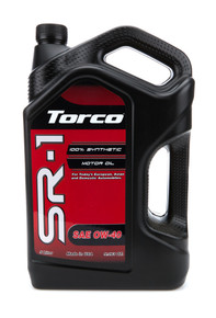 Torco A160040LE - SR-1 Synthetic Oil 0w40 5 Liter Bottle