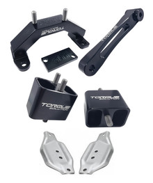 Torque Solution TS-SU-123SB-PL - Engine & Transmission Mount Kit w/ Mount Plates 02-14 Subaru WRX / 04+ Subaru STI