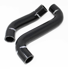 Torque Solution TS-SU-466BK - 02-07 Subaru WRX / 04-07 STI Silicone Radiator Hose Kit - Black