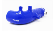 Torque Solution TS-SU-463BU - Turbo Inlet Hose Black: 02-07 Subaru WRX/04-18 STI/05-09 Legacy GT/04-13 FTX - Blue
