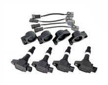 Torque Solution TS-SU-636-K - Subaru EJ20/EJ25 R35 GTR Coil On Plug Adapter Kit - Coils Included