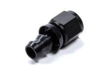 Triple X HF-10008BLK - #8 Straight Hose End Push Lock