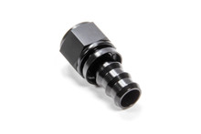 Triple X HF-10012BLK - #12 Straight Hose End Push Lock