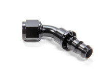 Triple X HF-14510BLK - #10 45 Degree Hose End Push Lock