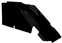 Triple X 600-BW-0014BLK - 600 Mini Sprint Hood Dual Duct Black