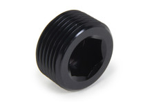 Triple X HF-97055BLK - Fitting - Plug - 3/4 in NPT - Allen Head - Aluminum - Black Anodized - Each