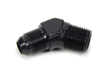 Triple X HF-94084BLK - AN to NPT 45 Degree #8 x 1/2