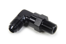 Triple X HF-93062BLK - AN to NPT Swivel 90 Deg #6 x 1/4