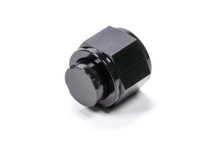 Triple X HF-51012BLK - Fitting - Cap - 12 AN - Aluminum - Black Anodized - Each