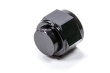 Triple X HF-51016BLK - Fitting - Cap - 16 AN - Aluminum - Black Anodized - Each