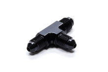 Triple X HF-40003BLK - Fitting - Adapter Tee - 3 AN Male x 3 AN Male x 3 AN Male - Aluminum - Black Anodized - Each