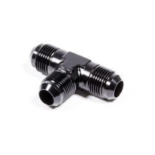 Triple X HF-40008BLK - Fitting - Adapter Tee - 8 AN Male x 8 AN Male x 8 AN Male - Aluminum - Black Anodized - Each