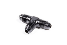 Triple X HF-40004BLK - Fitting - Adapter Tee - 4 AN Male x 4 AN Male x 4 AN Male - Aluminum - Black Anodized - Each