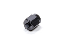 Triple X HF-51003BLK - Fitting - Cap - 3 AN - Aluminum - Black Anodized - Each