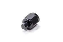 Triple X HF-51004BLK - Fitting - Cap - 4 AN - Aluminum - Black Anodized - Each
