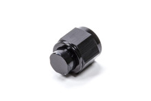 Triple X HF-51010BLK - Fitting - Cap - 10 AN - Aluminum - Black Anodized - Each