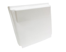 Triple X MID-BW-5448 - Midget Dash Inside The Rail White
