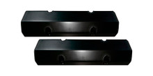 Triple X SC-EG-0003BLK - Valve Cover Set SBC Billet Rail Black
