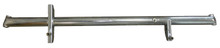 Triple X SC-FA-0011 - Front Axle 53in x 2-1/4 Plated Sprint Car