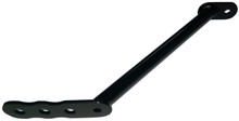 Triple X SC-TW-0044BLK - Rear Nose Wing Strap Tubular Short Black Adj
