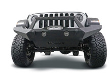 TrailFX JL07T - One Piece Design Full Width Direct-Fit Mntg Hardware Included With Grille Guard